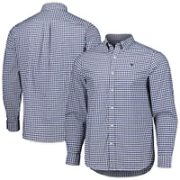 Chemise boutonnée à manches longues Vineyard Vines Royal Dallas Cowboys On-the-Go brrr Tri-Blend pour hommes