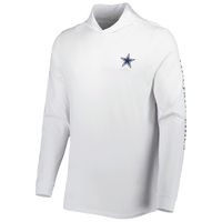 Men's Vineyard Vines White Dallas Cowboys Local Long Sleeve Hoodie T-Shirt