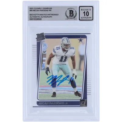 Lids Micah Parsons Dallas Cowboys Autographed 2021 Panini Prizm