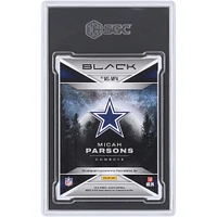 Micah Parsons Dallas Cowboys Autographed 2023 Panini Black Midnight Signatures #MS-MPA #72/99 SGC Authenticated 8.5 Card