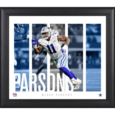 Lids Micah Parsons Dallas Cowboys Fanatics Authentic Framed 15' x 17'  Stitched Stars Collage