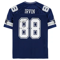Michael Irvin Dallas Cowboys Autographed Blue 1996 Mitchell & Ness Authentic Jersey with "HOF 2007" Inscription