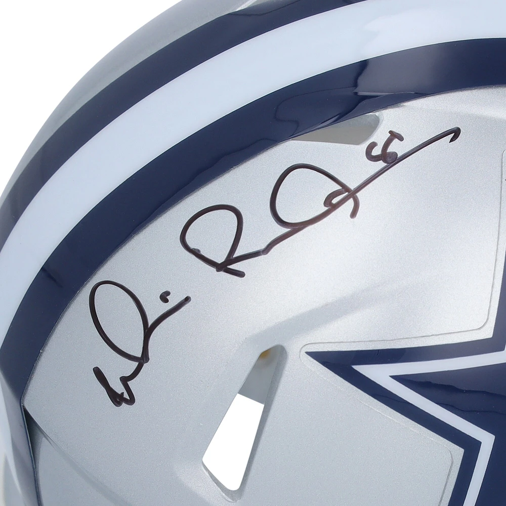 Michael Irvin Dallas Cowboys Autographed Riddell Speed Mini Helmet 