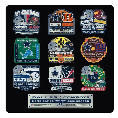 Dallas Cowboys Mojo 9-Pack Collector Pin Set