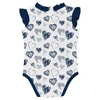 Newborn & Infant Dallas Cowboys Happy Hearts 2-Piece Bodysuit Set