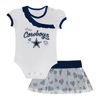 Ensemble body et jupe pour nouveau-né bébé Dallas Cowboys Love My Team