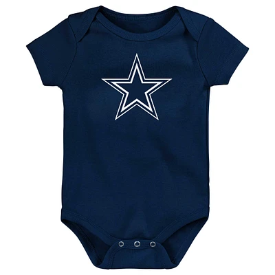 Newborn & Infant Navy Dallas Cowboys Team Logo Bodysuit