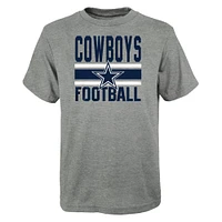 Preschool Heather Gray/Navy Dallas Cowboys Fan Fave T-Shirt Combo Set