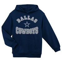 Sweat à capuche bleu marine pour enfant d'âge préscolaire, ville natale des Cowboys de Dallas