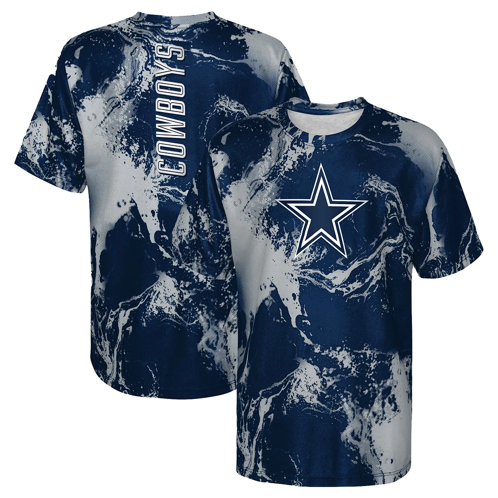 T-shirt préscolaire Dallas Cowboys The Mix bleu marine