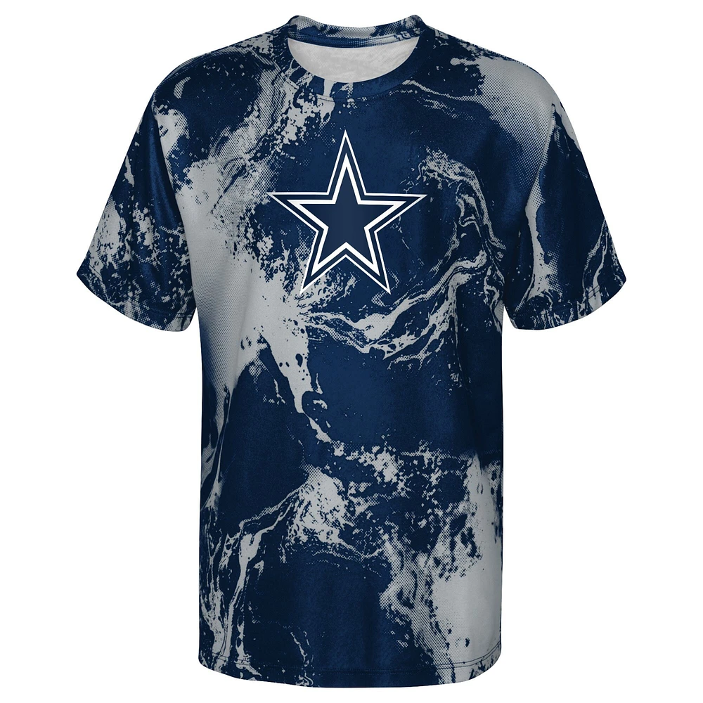 T-shirt préscolaire Dallas Cowboys The Mix bleu marine