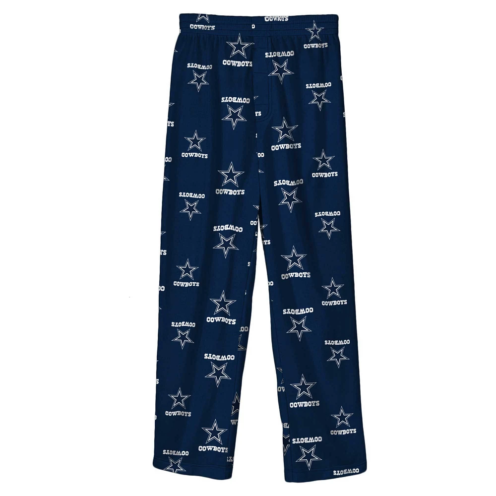 Pantalon de pyjama l'équipe préscolaire Dallas Cowboys bleu marine