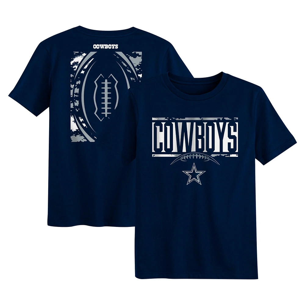 T-shirt Blitz des Cowboys de Dallas la marine préscolaire