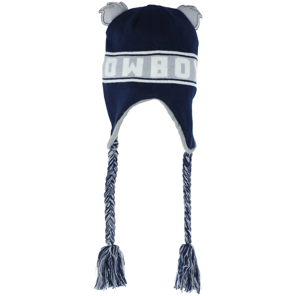 Lids Dallas Cowboys New Era Knit Trapper Hat - Navy