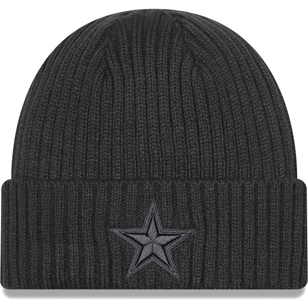 Bonnet en tricot à revers classique Dallas Cowboys Core New Era pour préscolaire