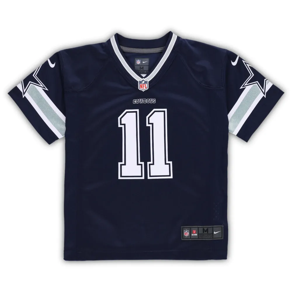 Maillot de match Nike Micah Parsons bleu marine des Cowboys Dallas pour enfants d'âge préscolaire