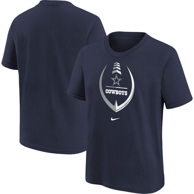 Préscolaire Nike Dallas Cowboys Icon Wordmark bleu marine - T-shirt