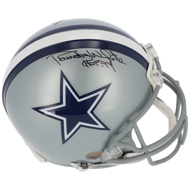 Deion Sanders Dallas Cowboys Autographed Pro-Line Riddell Authentic Helmet