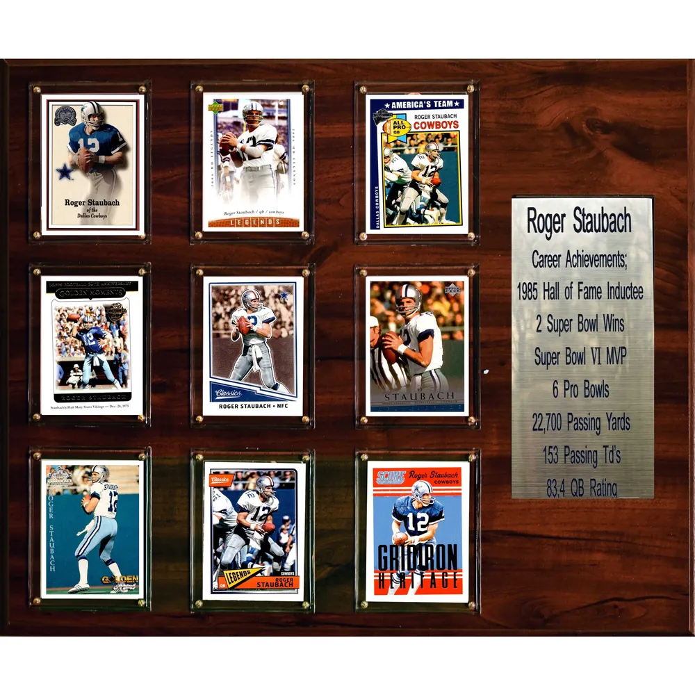 Roger Staubach Dallas Cowboys Framed 15 x 17 Hall of Fame Career Profile