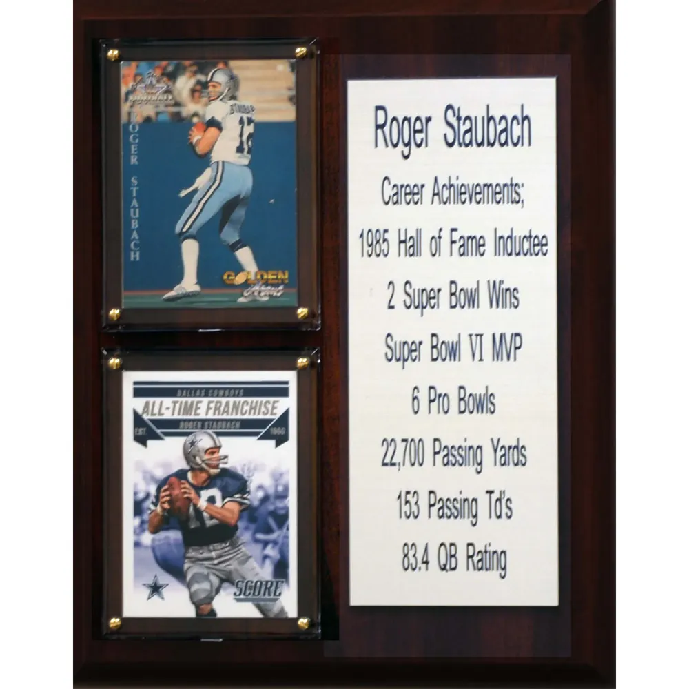 Roger Staubach Dallas Cowboys Framed 15 x 17 Hall of Fame Career Profile