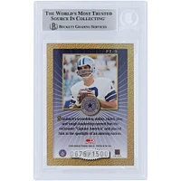 Roger Staubach Dallas Cowboys Autographed 2000 Donruss Elite Passing the Torch #PT-9 #/1500 Beckett Fanatics Witnessed Authenticated Card 