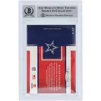 Roger Staubach Dallas Cowboys Autographed 2007 Donruss Threads Century Collection Swatches Relic #CC-9 #/250 Beckett Fanatics Witnessed Authenticated 10 Card