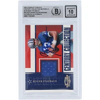 Roger Staubach Dallas Cowboys Autographed 2007 Donruss Threads Century Collection Swatches Relic #CC-9 #/250 Beckett Fanatics Witnessed Authenticated 10 Card