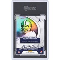 Roger Staubach Dallas Cowboys Autographed 2021 Panini Phoenix 3 Color Relic #MAM-RST #10/10 SGC Authenticated 8.5/10 Card