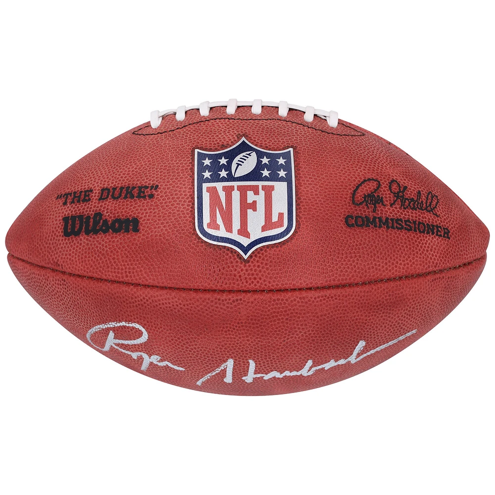 Roger Staubach Dallas Cowboys Autographed Duke Full Color Football