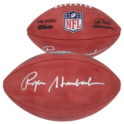 Roger Staubach Dallas Cowboys Autographed Duke Full Color Football