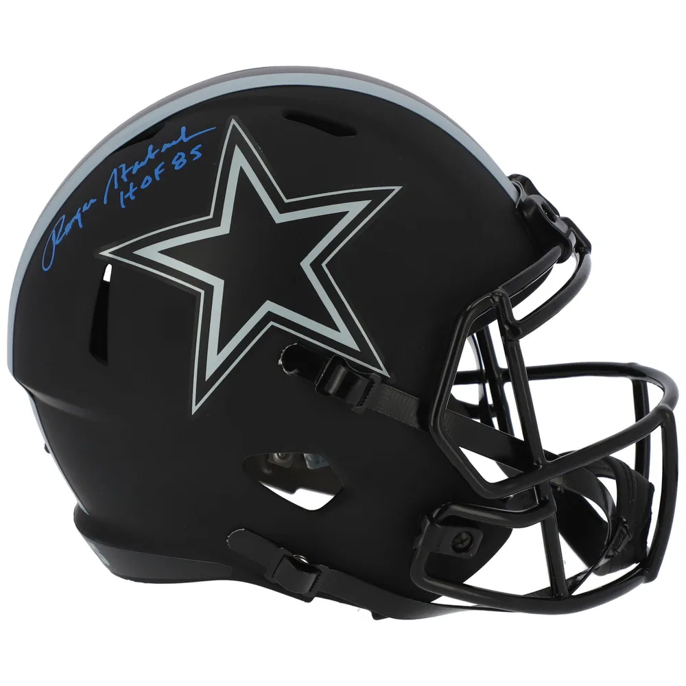 Dallas Cowboys Roger Staubach Signed Football Helmet