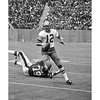 Photographie non signée de Roger Staubach des Cowboys Dallas dans la poche