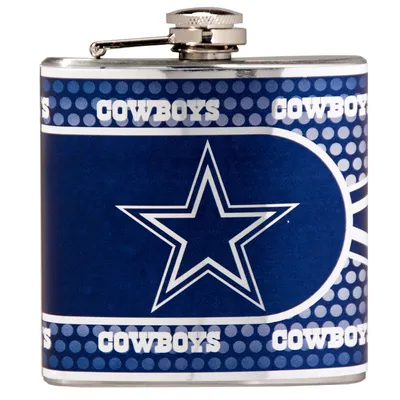 Dallas Cowboys 6oz. Stainless Steel Hip Flask - Silver