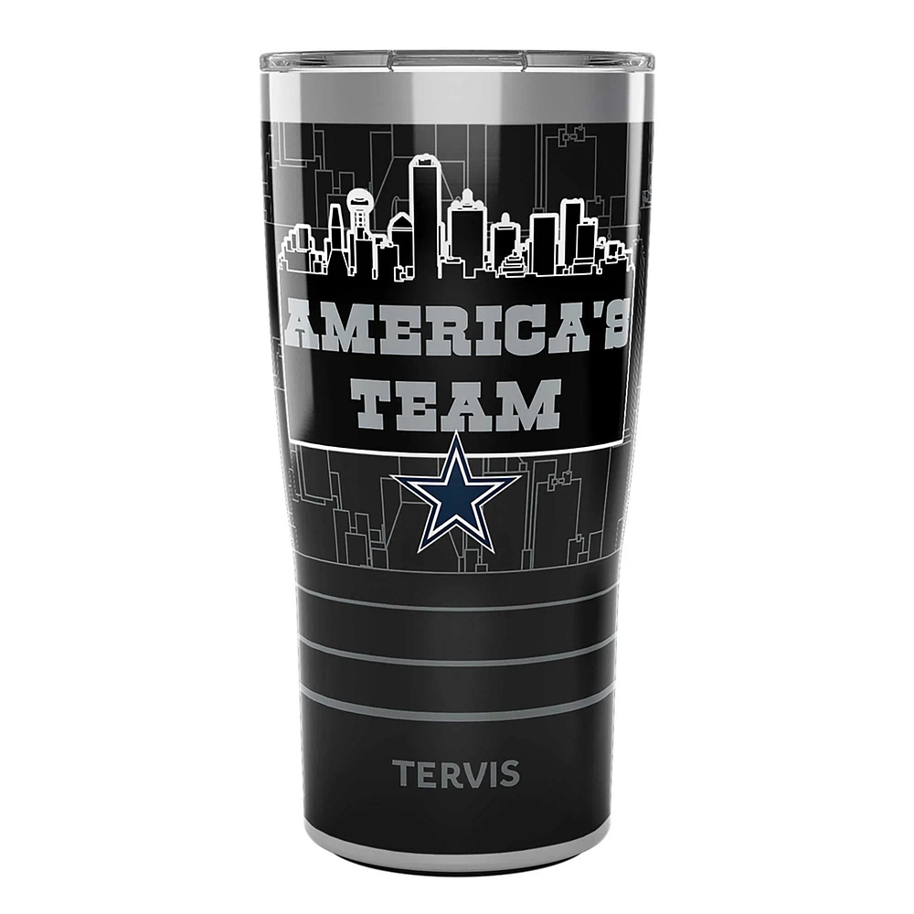 Tervis Cowboys de Dallas 20oz. Gobelet en acier inoxydable avec couvercle coulissant de l'équipe américaine