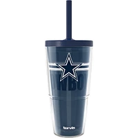 Gobelet classique Tervis Dallas Cowboys de 24 oz avec couvercle à paille Go the Distance