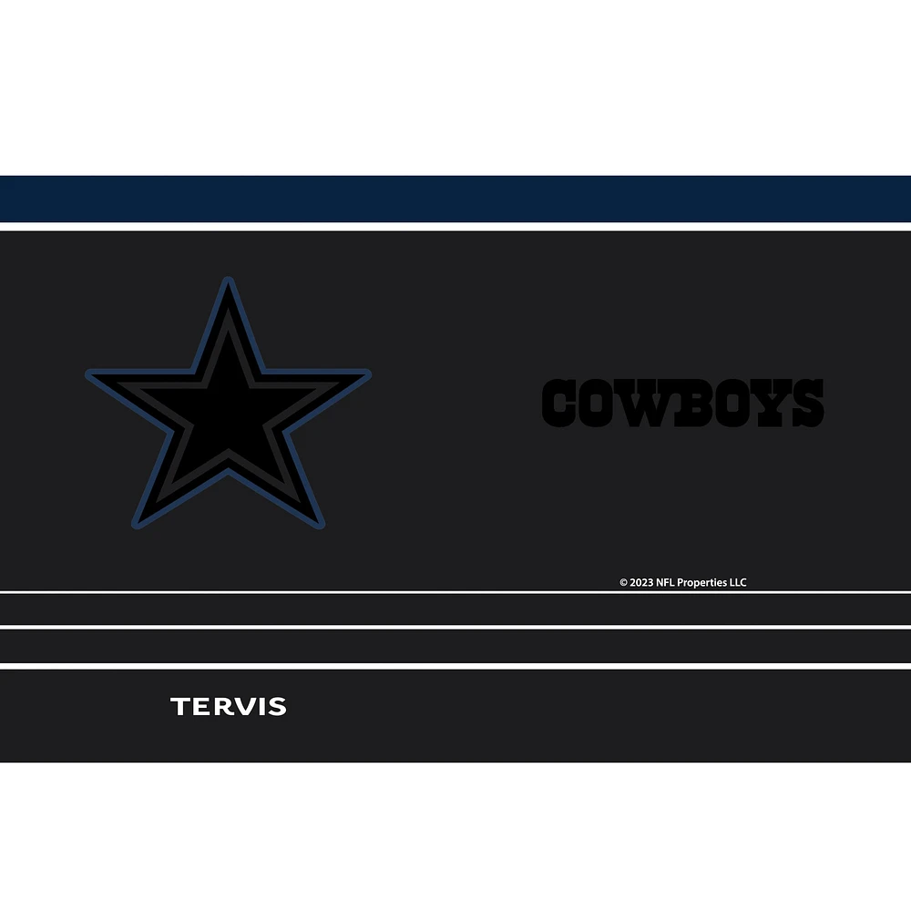 Tervis Cowboys de Dallas 30oz. Gobelet de jeu de nuit avec paille