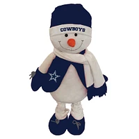 The Memory Company Dallas Cowboys Mascotte de bonhomme de neige givré 43,2 cm