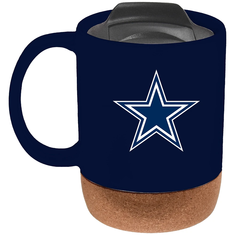 The Memory Company Dallas Cowboys Cork Bottom Mug with Lid