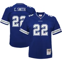 Emmitt Smith Dallas Cowboys Mitchell & Ness Throwback Retired Player Name &  Number Long Sleeve Top - Navy