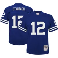 Roger Staubach Dallas Cowboys Mitchell & Ness 1971 Authentic Throwback  Retired Player Jersey - Blue