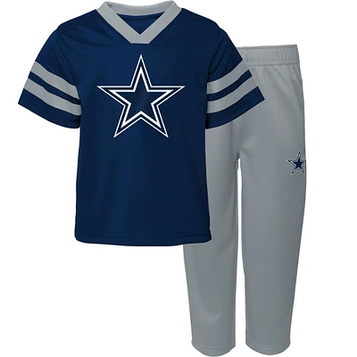 Toddler Navy Dallas Cowboys Red Zone Jersey & Pants Set