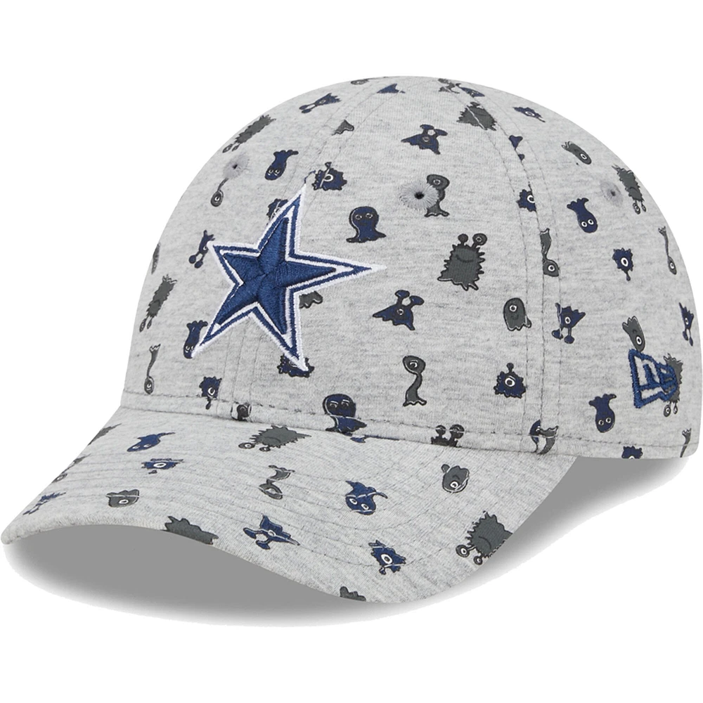 Casquette New Era Dallas Cowboys Critter 9FORTY Flex grise pour tout-petit