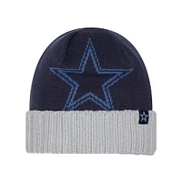 Toddler New Era  Navy Dallas Cowboys Oversize Cuffed Knit Hat