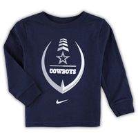 Dallas Cowboys Nike Toddler Icon Long Sleeve T-Shirt - Black