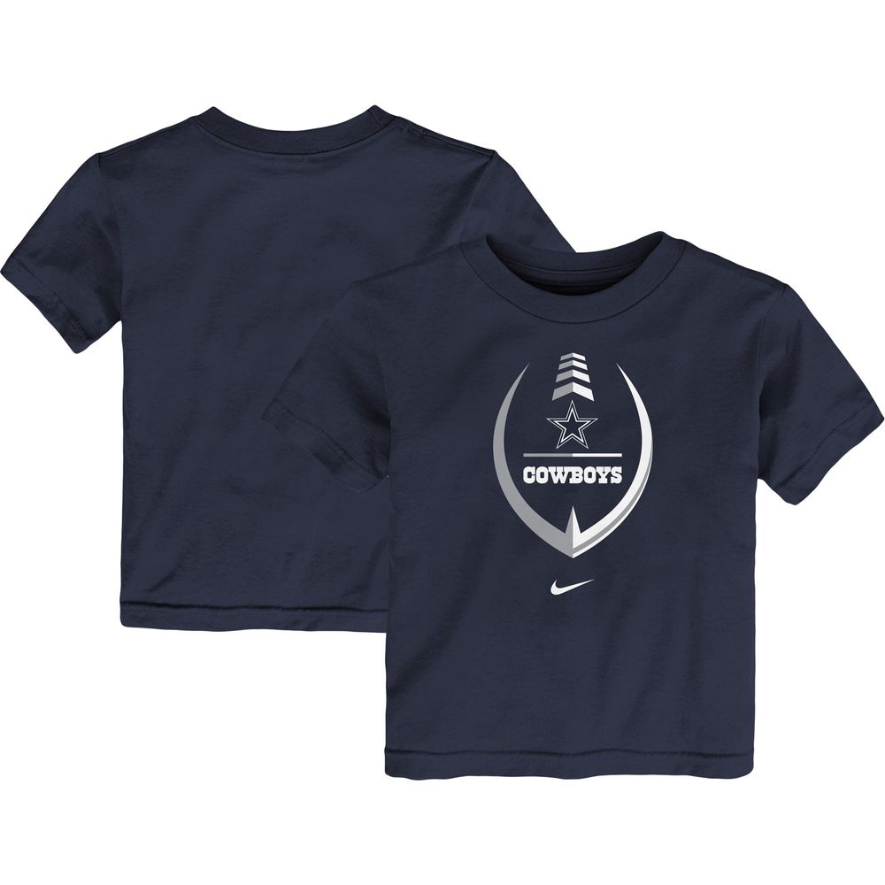 Toddler Nike Navy Dallas Cowboys Icon Wordmark - T-Shirt