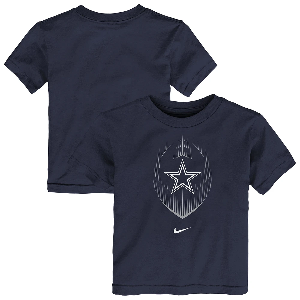 T-shirt Nike bleu marine Dallas Cowboys Legend Icon Performance pour tout-petit