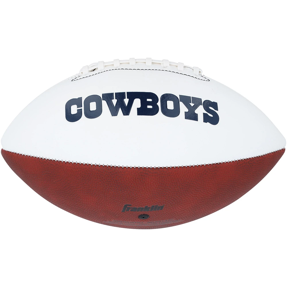 Tony Dorsett Dallas Cowboys Autographed Franklin White Panel Football with "HOF 94" Inscription 