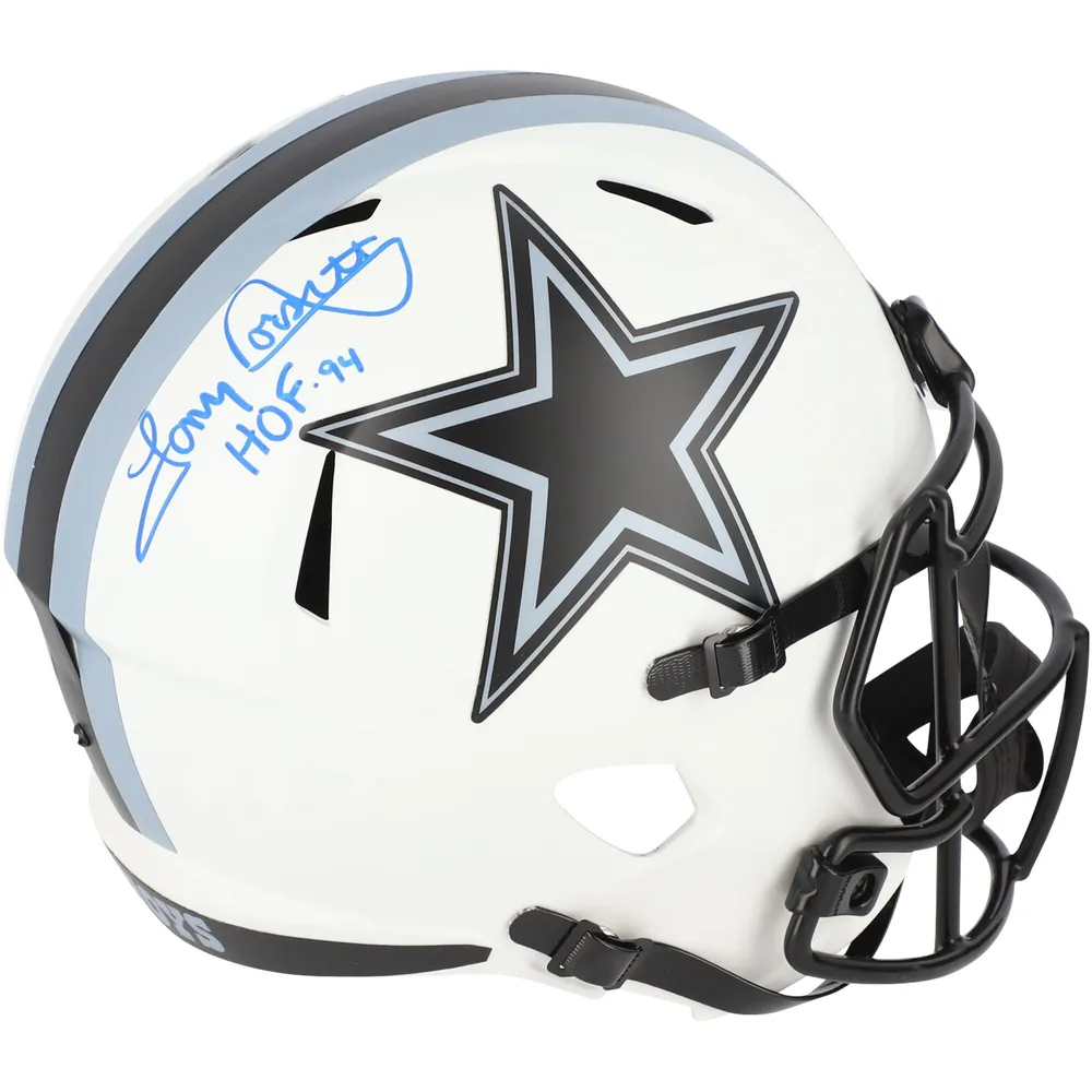 Lids Tony Dorsett Dallas Cowboys Fanatics Authentic Autographed Riddell AMP  Alternate Speed Replica Helmet with HOF Inscription