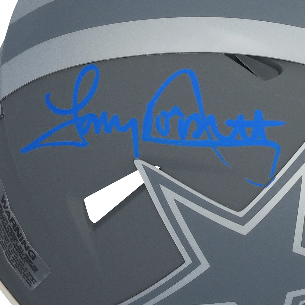 Tony Dorsett Dallas Cowboys Autographed Riddell Slate Speed Mini Helmet 