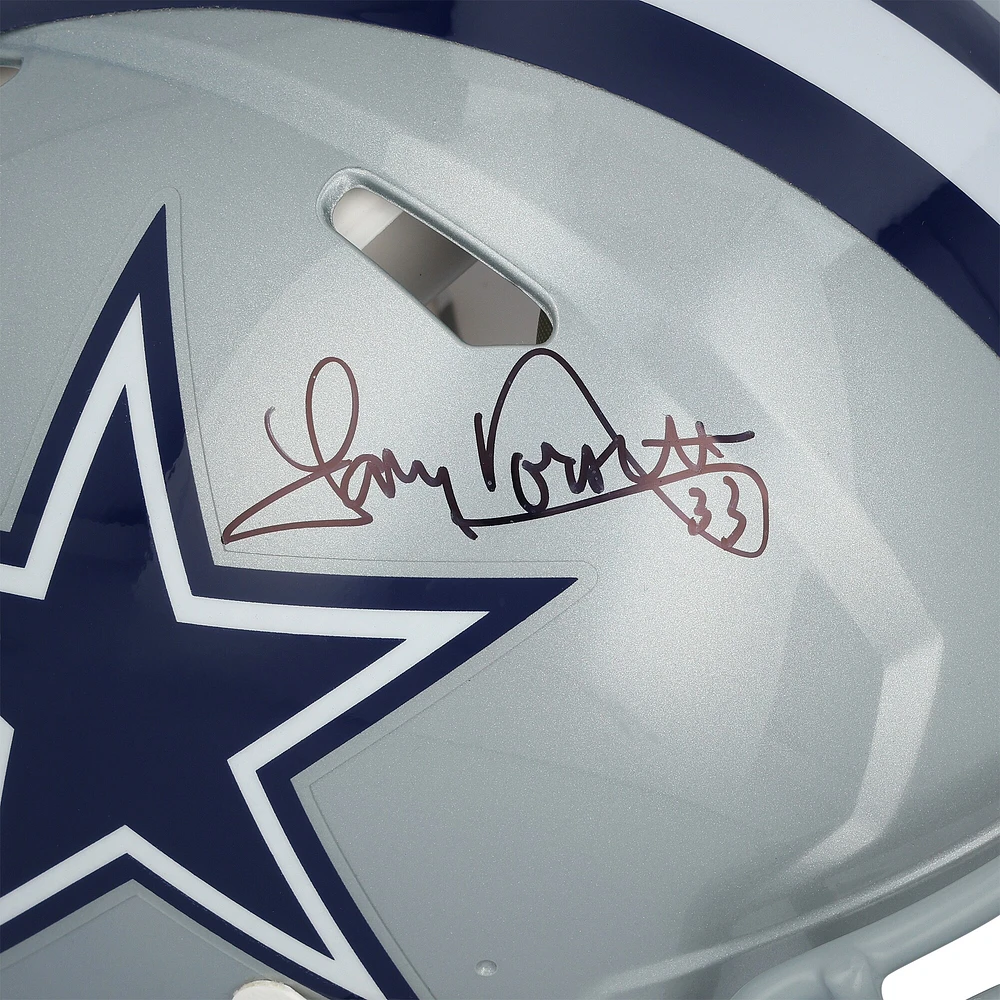 Casque Riddell Speed ​​authentique autographié par Tony Dorsett des Cowboys de Dallas